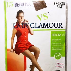 Lady Glamour 15 Denier Bronze Thin Pantyhose